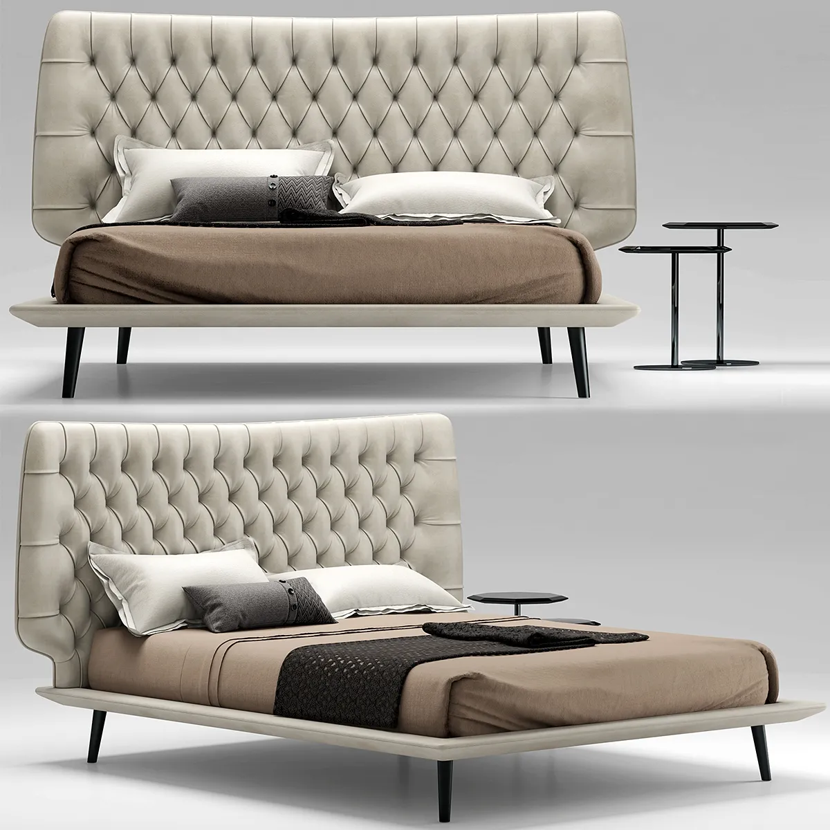 furniture – Natuzzi Dolce Vita bed 3D Model furniture – Natuzzi Dolce Vita bed 3D Model
