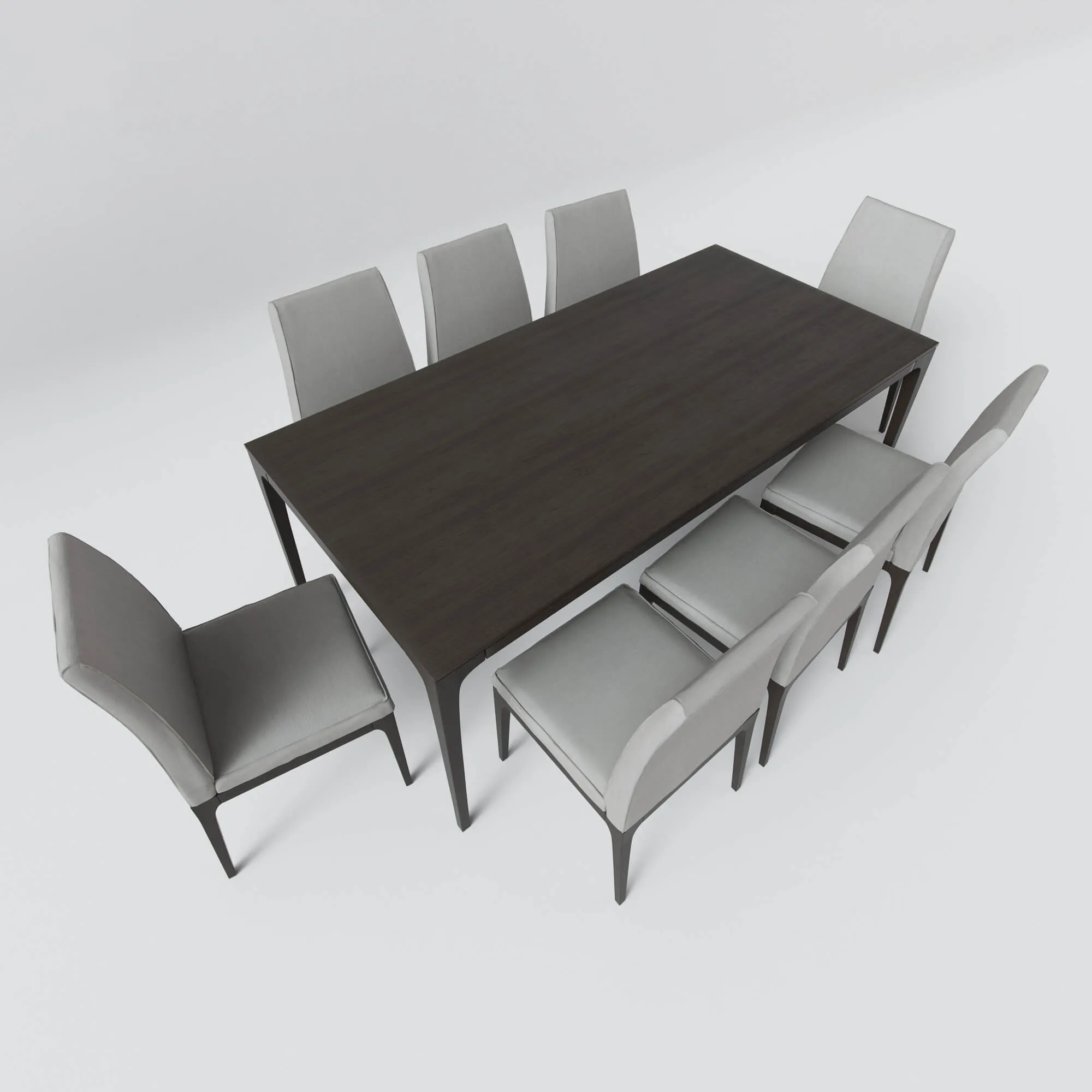 furniture – Nills Lotos table & chairs 15 3D Model