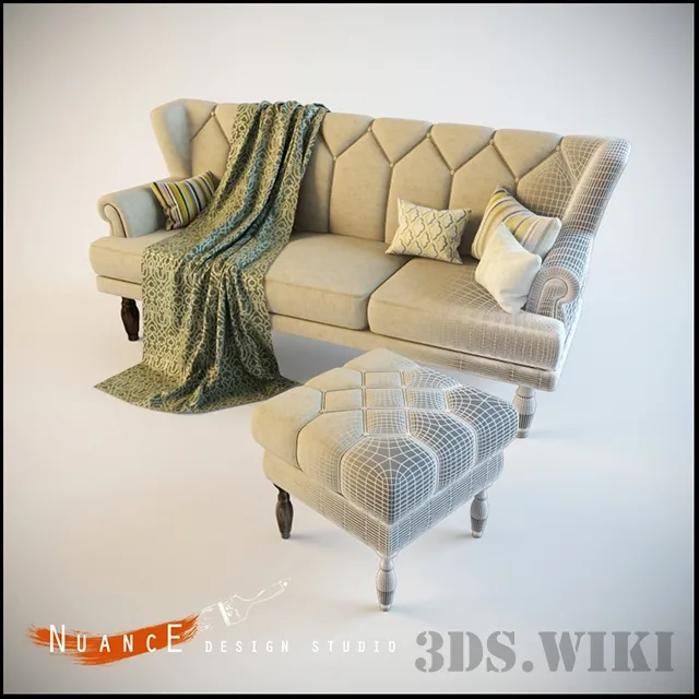 furniture – Nuance sofa 3D Model furniture – Nuance sofa 3D Model