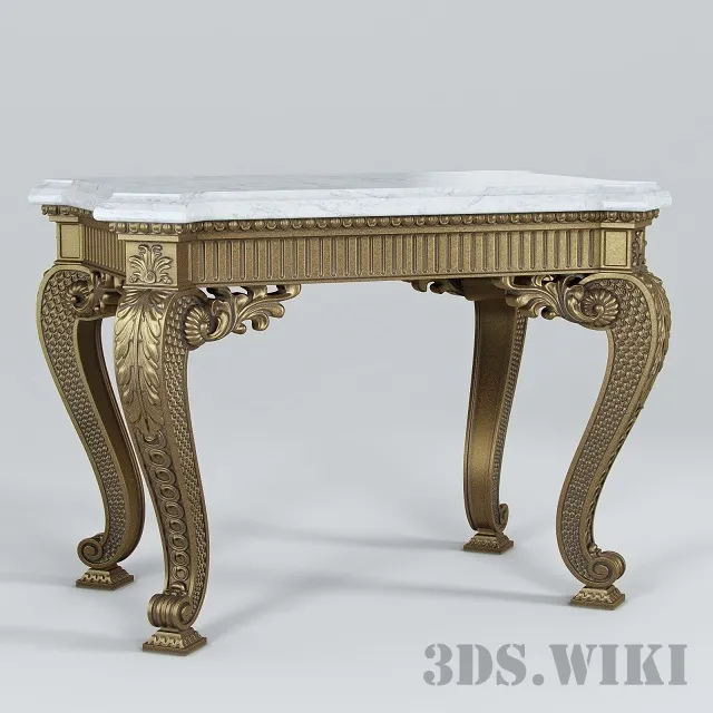 furniture – Oak MG 4018 table 3D Model