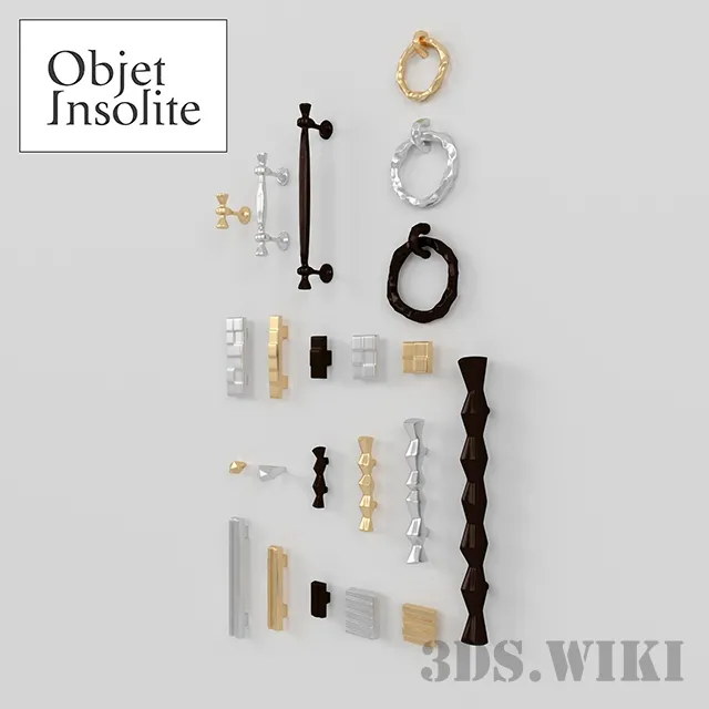 furniture – Objet Insolite pens (5 types 3 colors) 3D Model furniture – Objet Insolite pens (5 types 3 colors) 3D Model