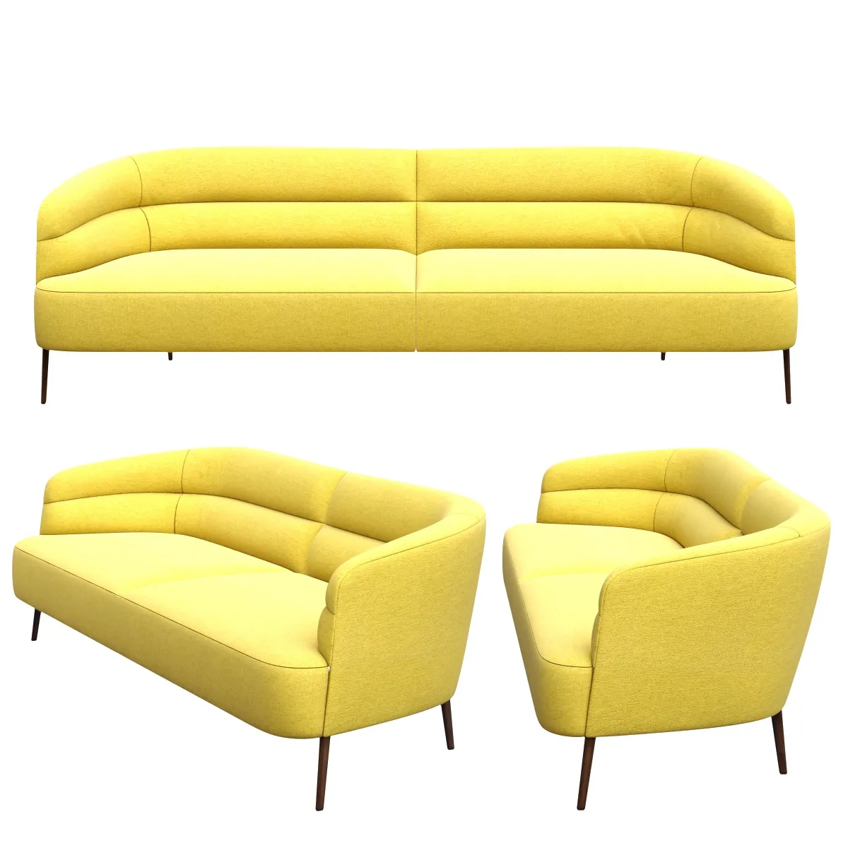 furniture – Odeon sofa 3D Model furniture – Odeon sofa 3D Model