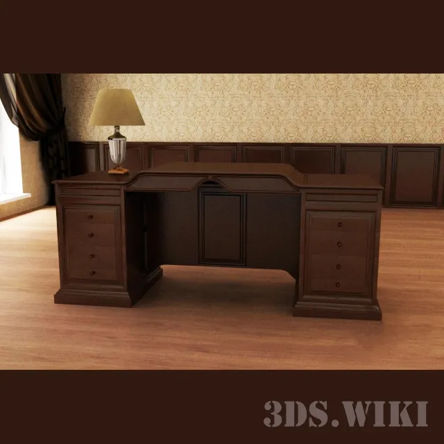 furniture – Office desk 3D Model furniture – Office desk 3D Model
