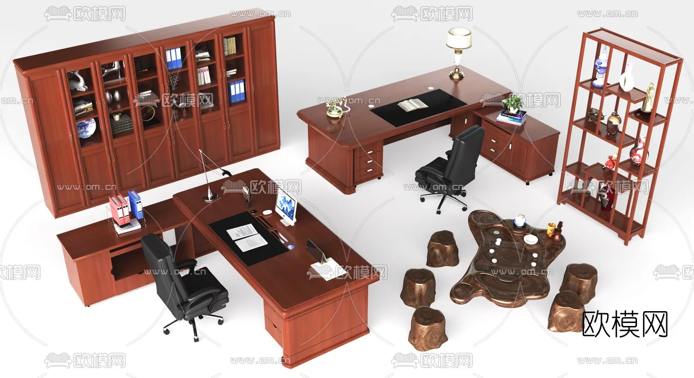 FURNITURE – OFFICE – VRAY / CORONA – 3D MODEL – 036