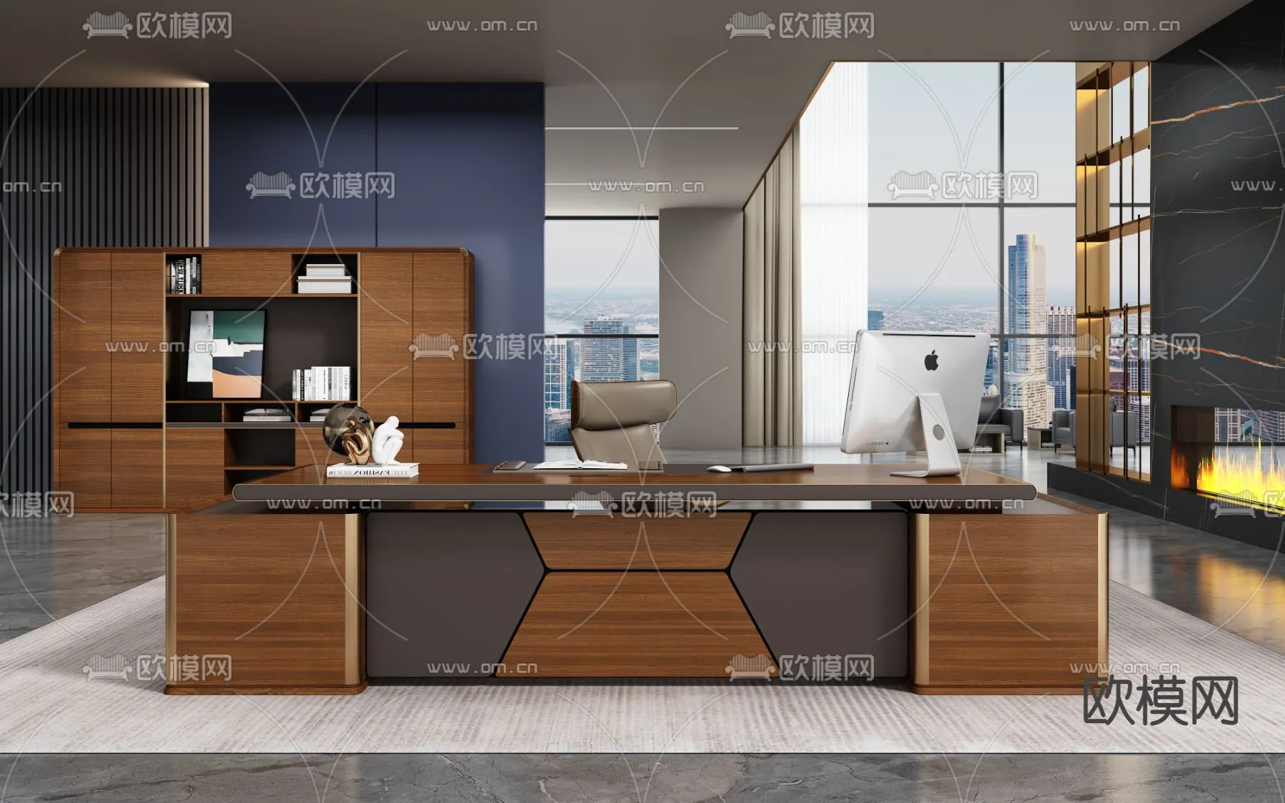 FURNITURE – OFFICE – VRAY / CORONA – 3D MODEL – 053