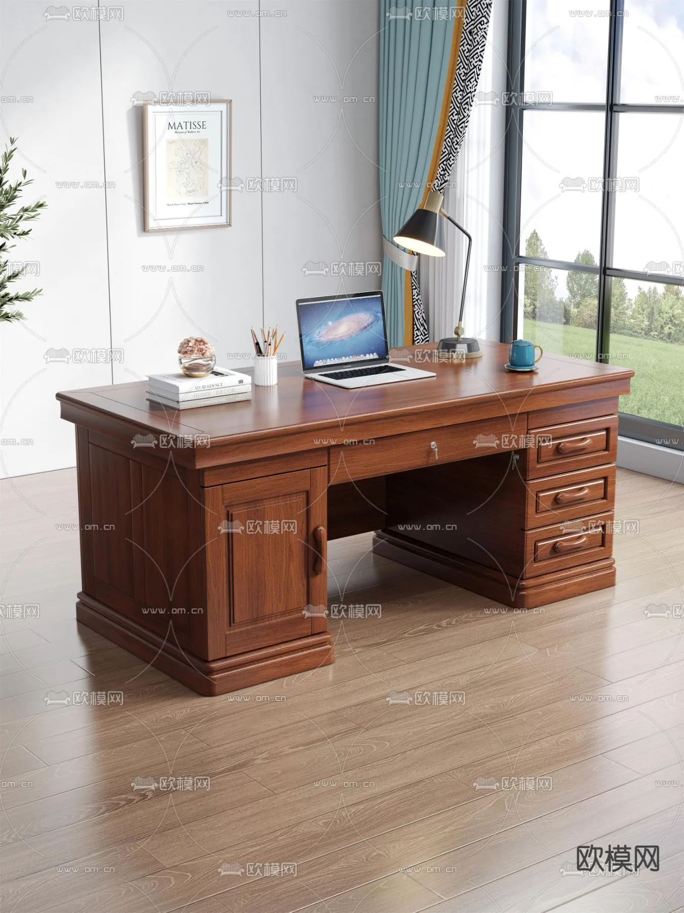 FURNITURE – OFFICE – VRAY / CORONA – 3D MODEL – 055