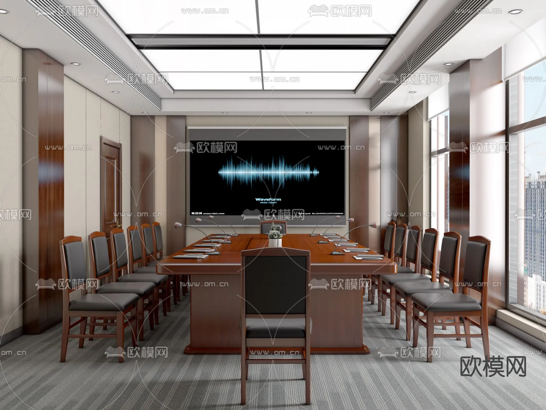 FURNITURE – OFFICE – VRAY / CORONA – 3D MODEL – 067