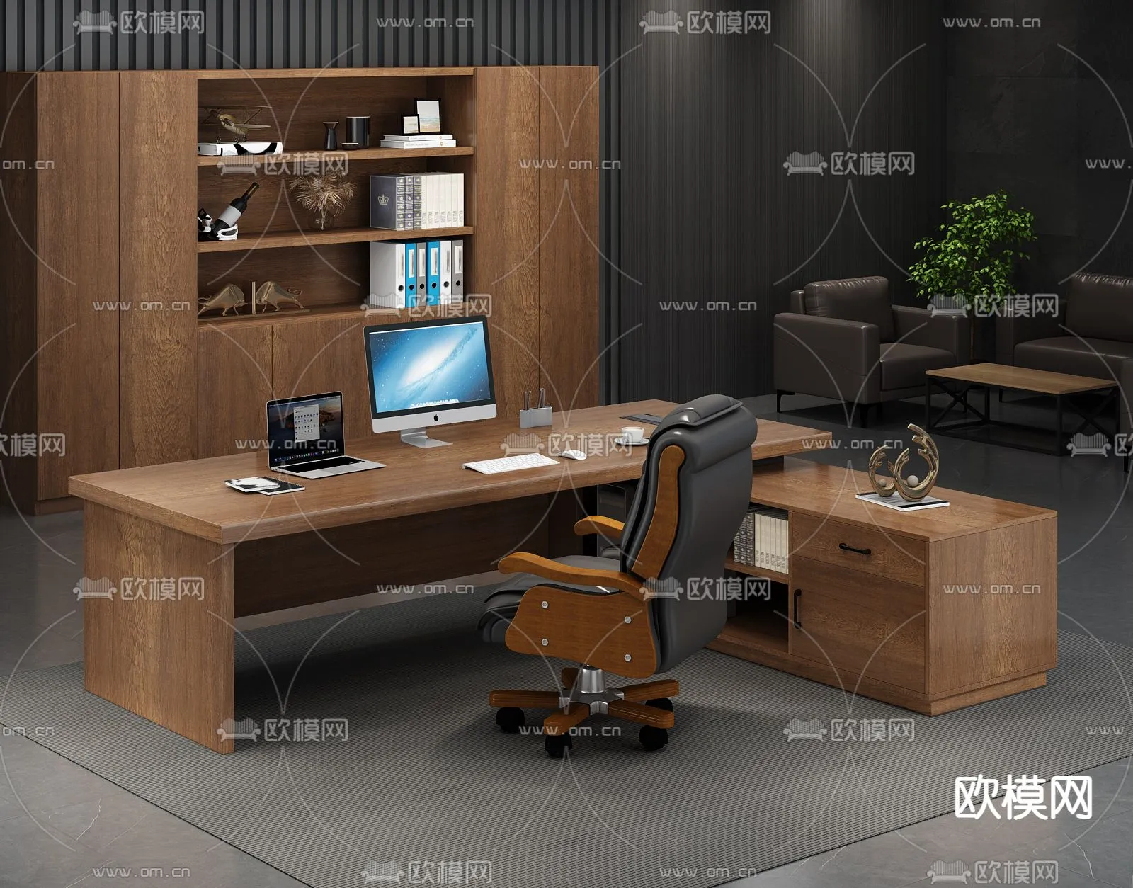 FURNITURE – OFFICE – VRAY / CORONA – 3D MODEL – 125
