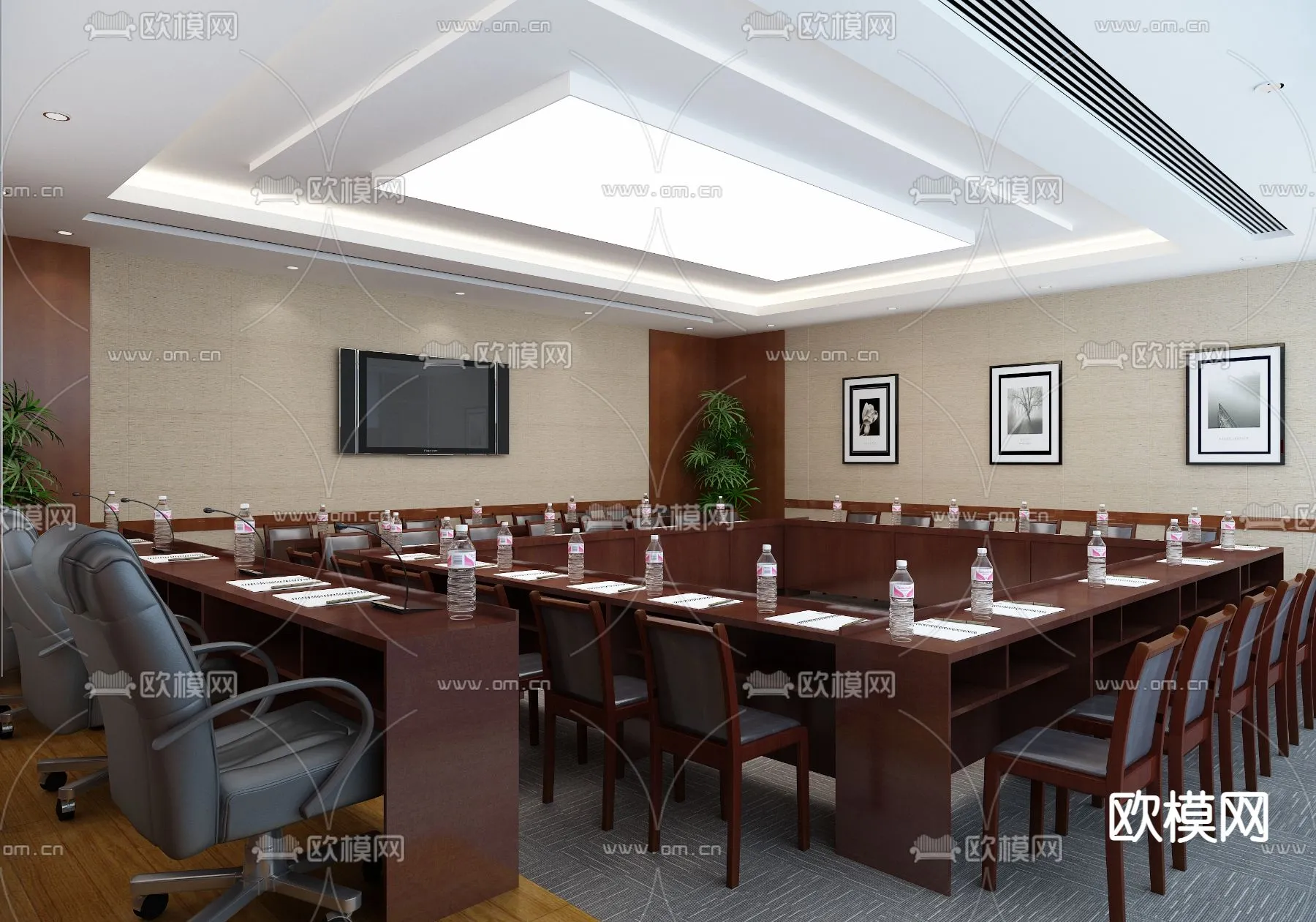 FURNITURE – OFFICE – VRAY / CORONA – 3D MODEL – 129