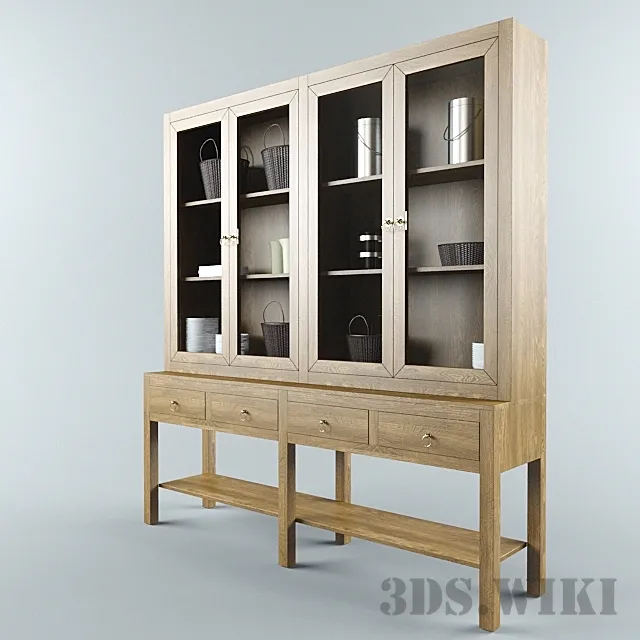 furniture – Old Cabinet with Shelf 3D Model furniture – Old Cabinet with Shelf 3D Model