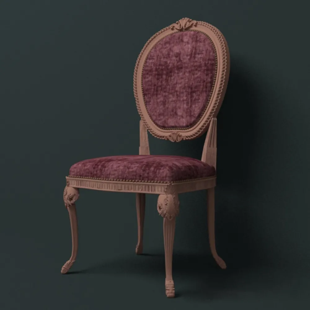 furniture – Old classic chair 3D Model