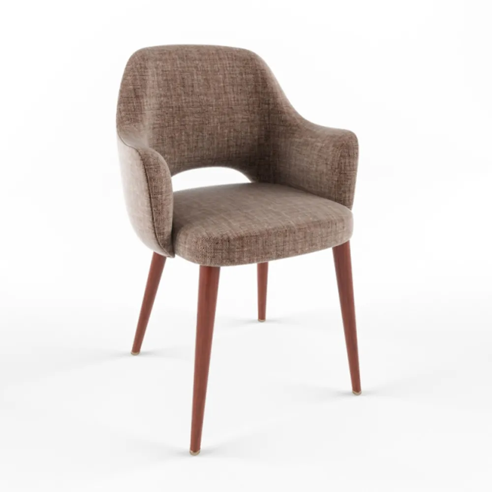 furniture – Old fabric chair -armchair 3D Model