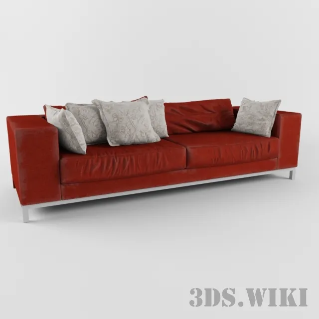 furniture – Old sofa in modern style 3D Model