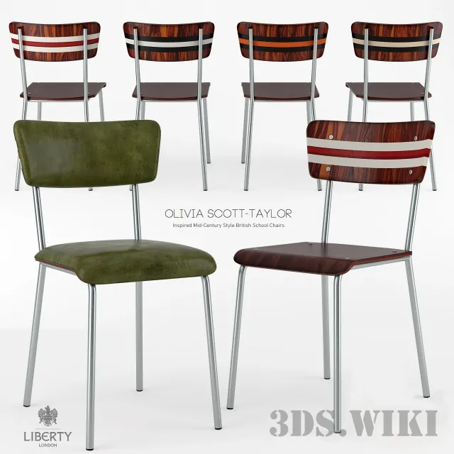 furniture – Olivia Scott-Taylor School Chairs 3D Model