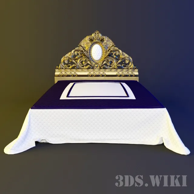 furniture – Opulence bed from Cappelletti factory 3D Model furniture – Opulence bed from Cappelletti factory 3D Model