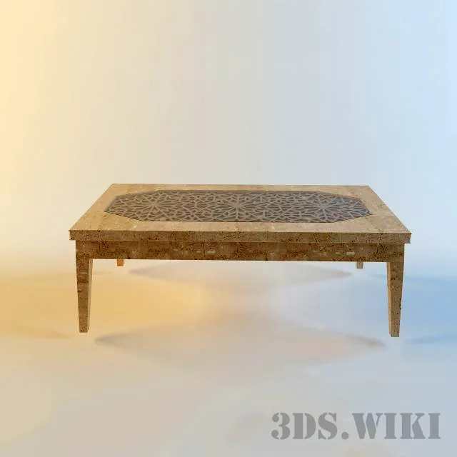 furniture – Oriental table 3D Model