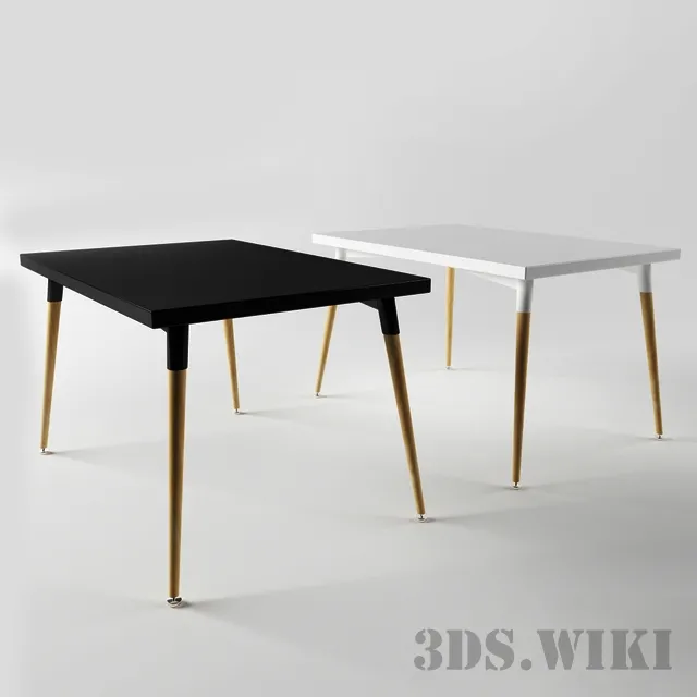 furniture – Oslo Rectangle table 3D Model