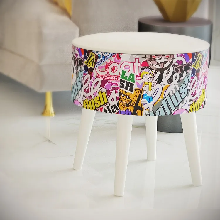 furniture – Ottoman art 06 3D Model