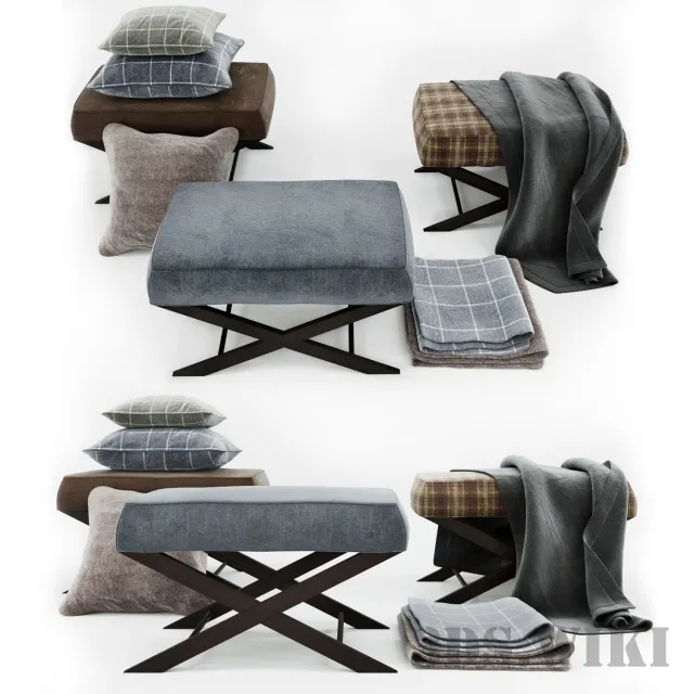 furniture – Ottoman (stool) Alex Footrtool from the Neptune company. 3D Model furniture – Ottoman (stool) Alex Footrtool from the Neptune company. 3D Model