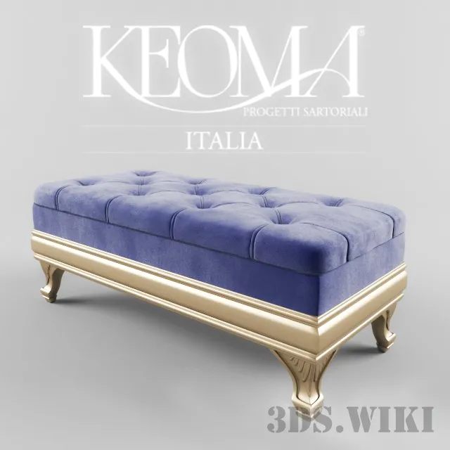 furniture – Padded stool Keoma Cristina 3D Model furniture – Padded stool Keoma Cristina 3D Model