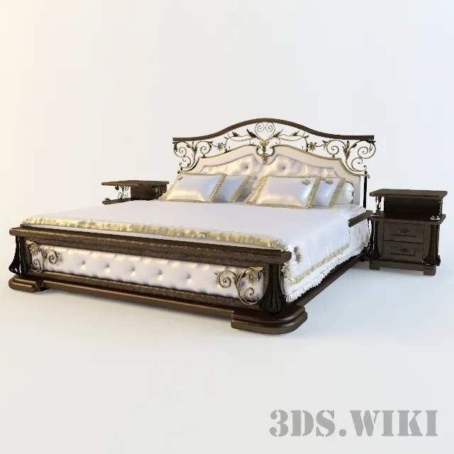 furniture – Pan Star bed 3D Model furniture – Pan Star bed 3D Model