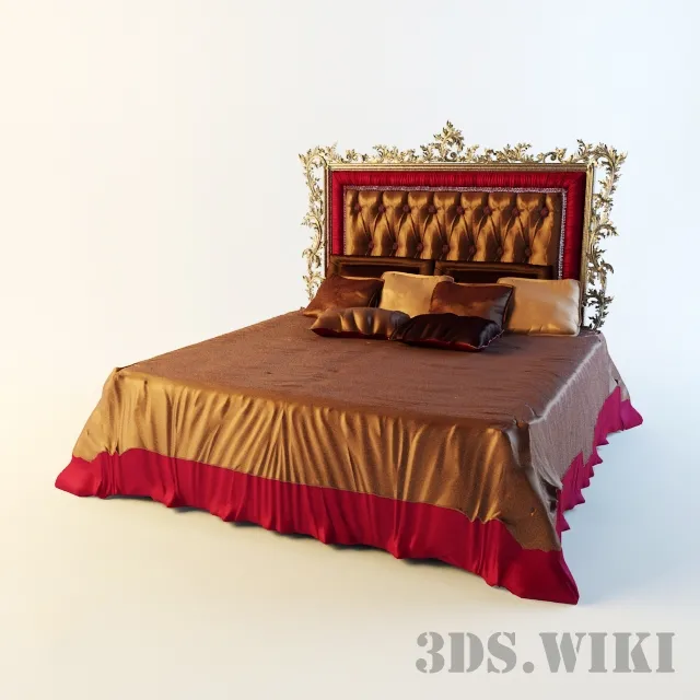 furniture – Paolo Lucchetta Valentino bed 3D Model