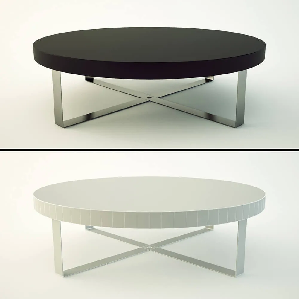furniture – Paolo Piva Alanda coffee table 3D Model