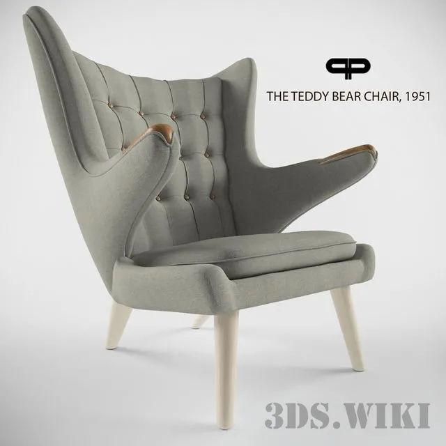 furniture – Papa Bear Hans Wegner armchair 3D Model