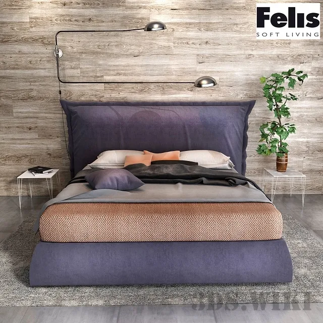 furniture – PARKER By Felis bed 3D Model furniture – PARKER By Felis bed 3D Model