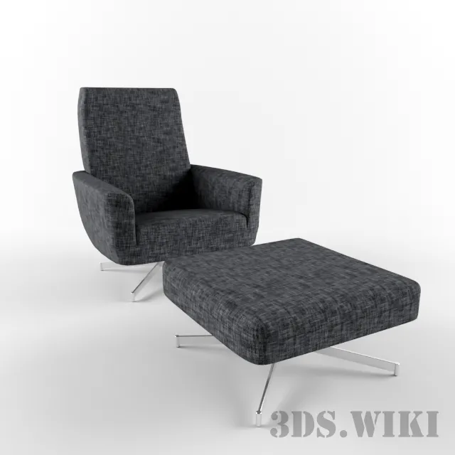 furniture – Parker Knoll armchair 3D Model