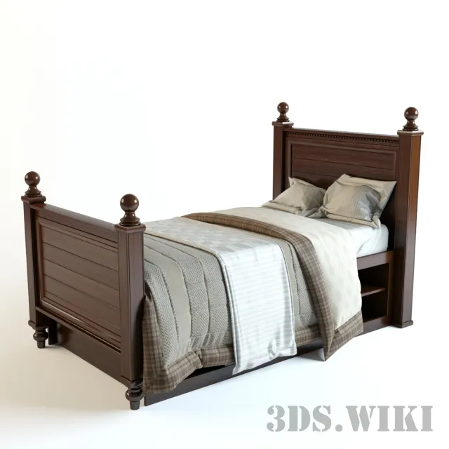 furniture – Paula Deen bed 3D Model