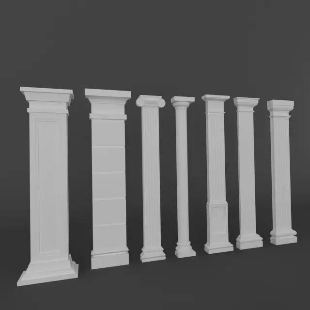 furniture – Pilasters 3D Model