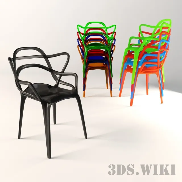 furniture – Plastic chair 3D Model