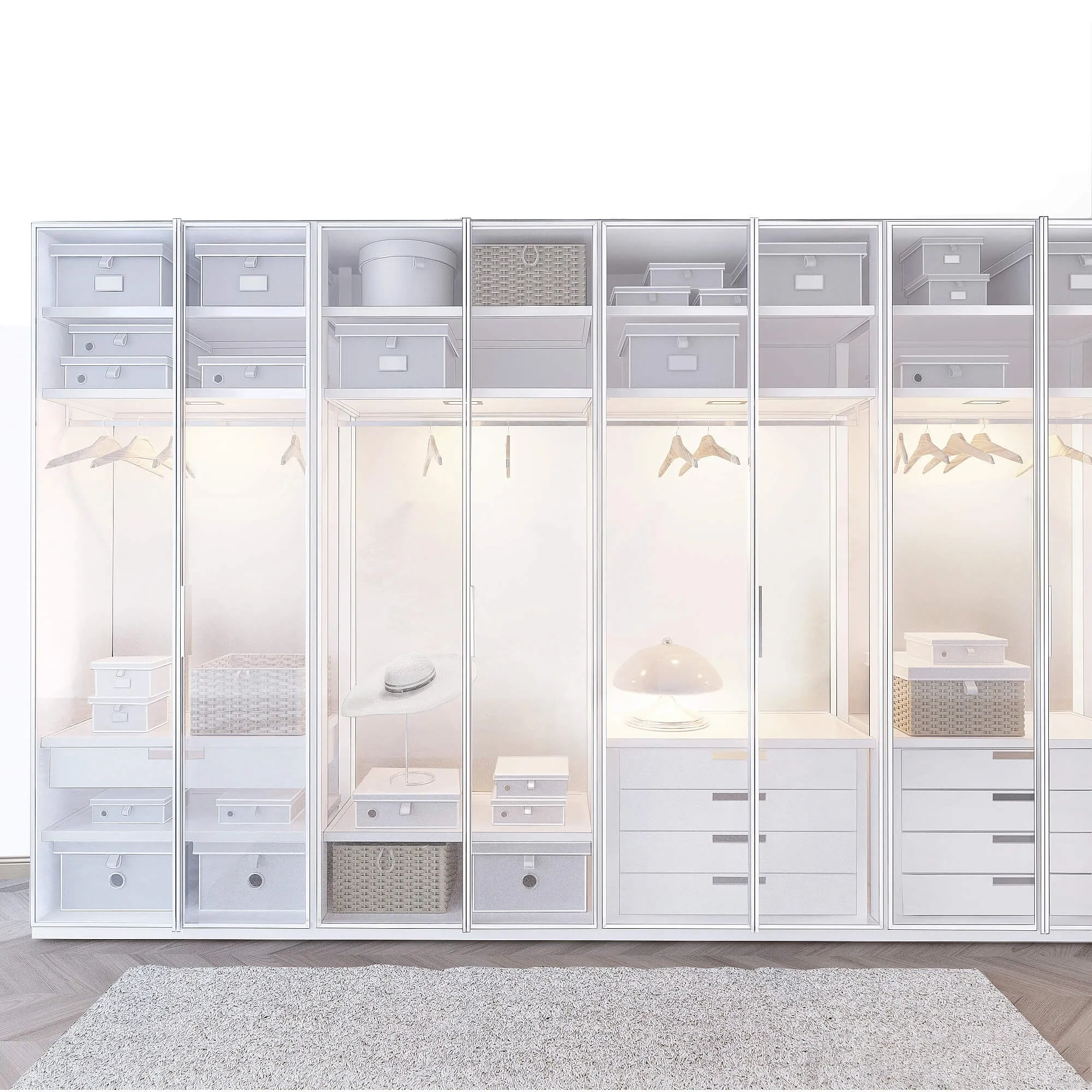 furniture – Poliform EGO wardrobe 3D Model