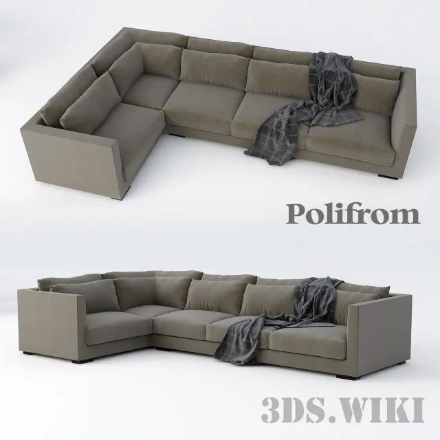 furniture – Poliform modular sofa 3D Model