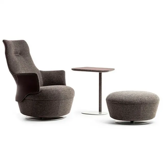 furniture – Poltrona Frau Assaya armchair footrest side table 3D Model furniture – Poltrona Frau Assaya armchair footrest side table 3D Model