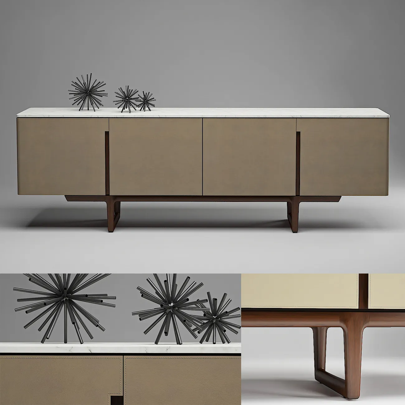 furniture – Poltrona Frau law sideboard 01 3D Model furniture – Poltrona Frau law sideboard 01 3D Model