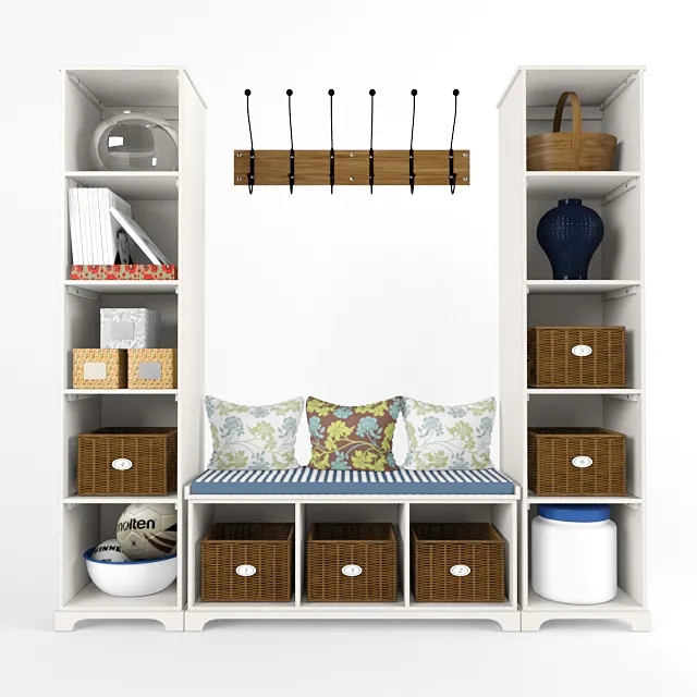 furniture – Pottery barn hallway 3D Model