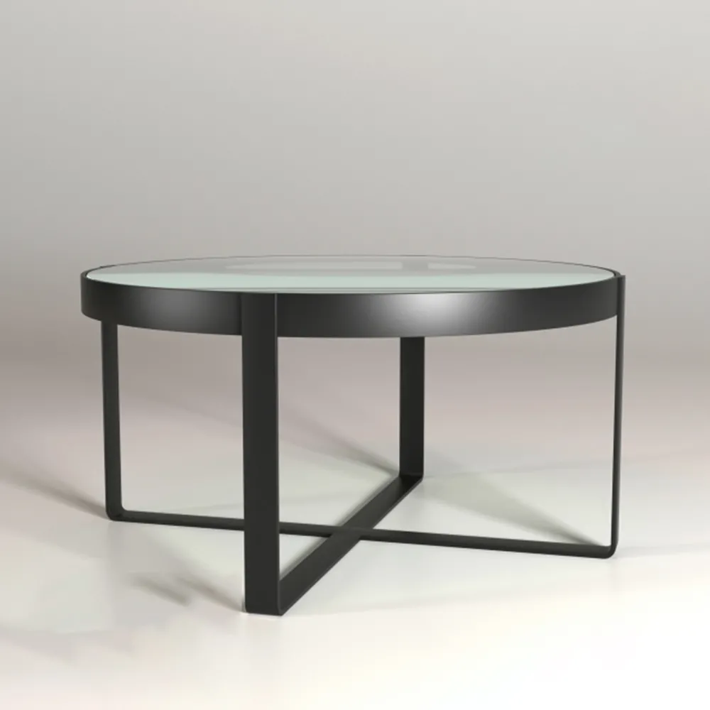 furniture – Pottery Barn Round Coffee Table 3D Model