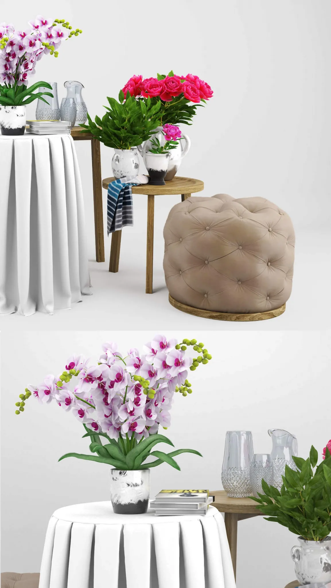 furniture – Pouf Cantori 3D Model