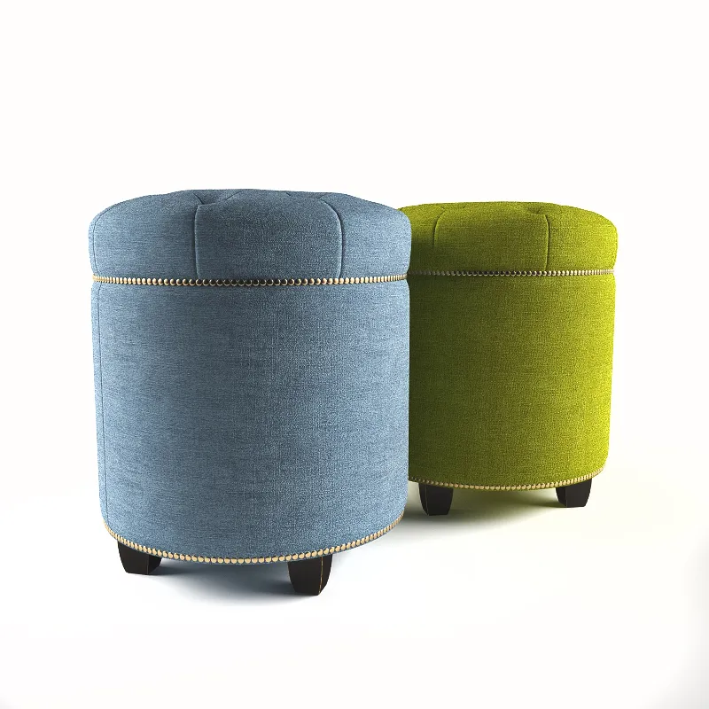furniture – Poufs collection 03 3D Model furniture – Poufs collection 03 3D Model