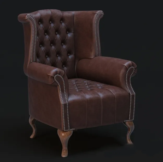 furniture – Queen Anne armchair 3D Model