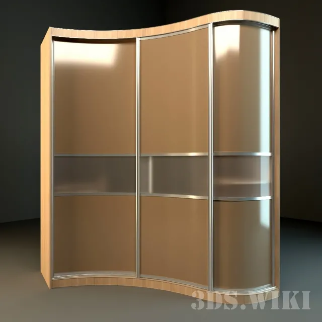 furniture – Radius sliding wardrobe from Radius-Line 3D Model furniture – Radius sliding wardrobe from Radius-Line 3D Model