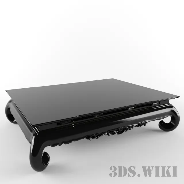 furniture – Ralph Lauren – Beekman Cocktail Table 3D Model