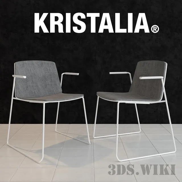 furniture – Rama chair by Kristalia 3D Model