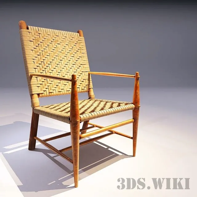 furniture – Rattan chair 3D Model