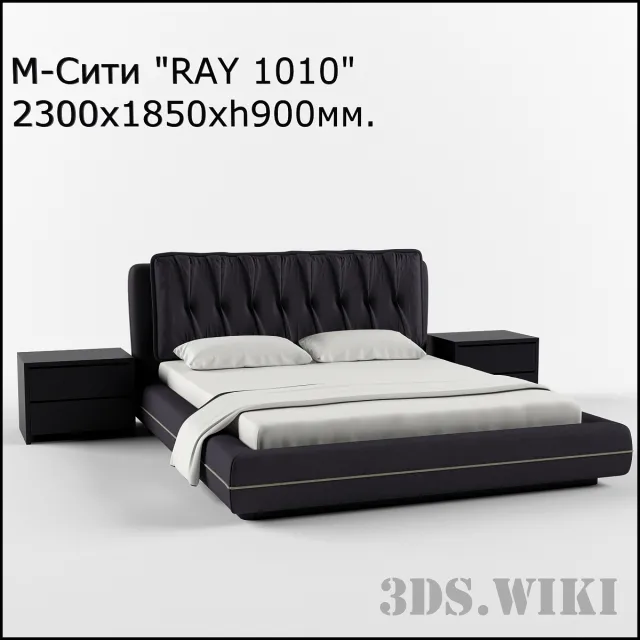 furniture – RAY C1010 bed (M-City) 3D Model