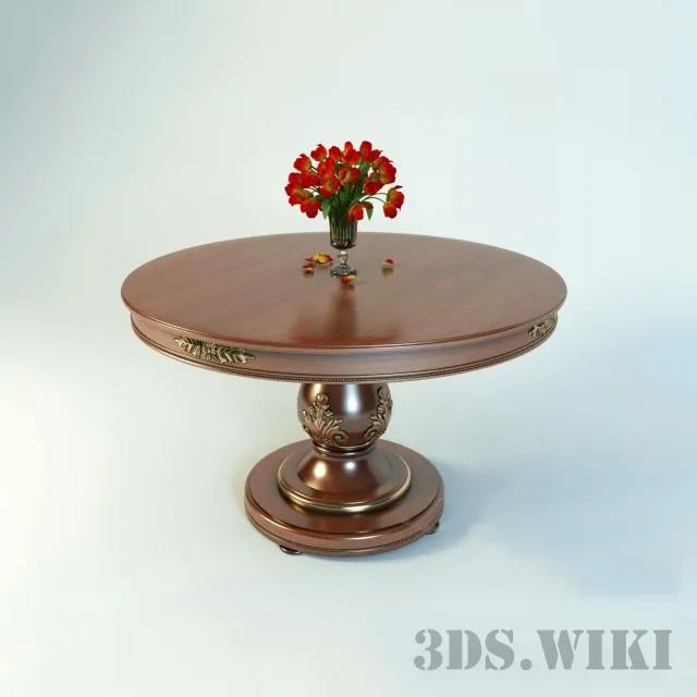 furniture – Reggenza Luxury table 3D Model