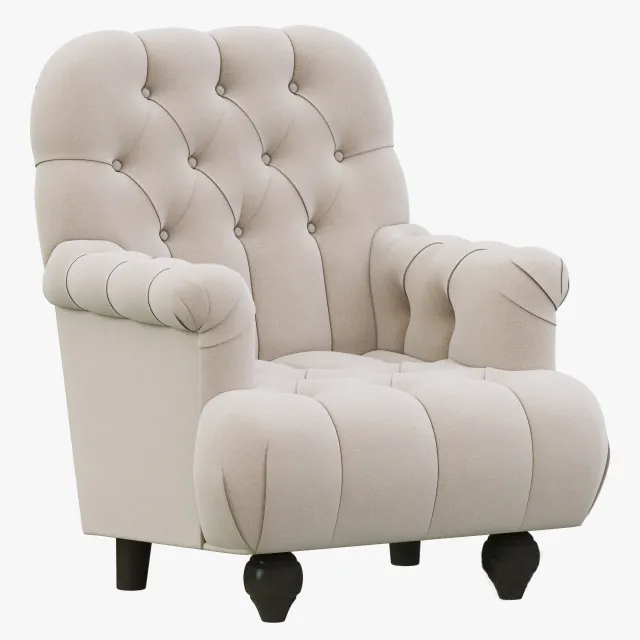 furniture – Restoration Hardware armchair 08 3D Model
