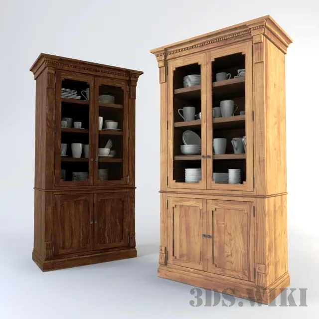 furniture – Restoration Hardware St James Sideboard and Hutch 3D Model